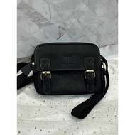 MY B&Q SHOP / L9998 LEATHER RUSH RIDER SLING BAG