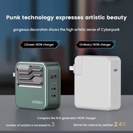 TLF UGREEN 140W Fast Charging USB C Charger 3 Port Foldable GaN Fast Charge Wall Charger Power Adapt