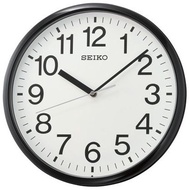 [Powermatic] Seiko Clock QXA756K Black Case Modern Simple Decorator Analog Wall Clock QXA756