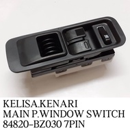PERODUA KELISAKENARIKEMBARA POWER WINDOW MAIN SWITCH 84820-BZ030 7 PIN