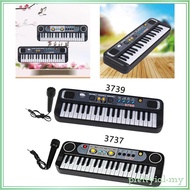 [PrettyiadaMY] Piano for Kids, Electronic Keyboard Piano 37 Keys, Kids Piano Keyboard with Microphon