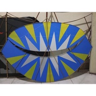 gapangan pegon ceper biru motif ukuran 1.2meter tanpa sendaren