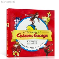 A Treasury of Curious George Curious Monkey George 8 story collection hardcover picture book Wang P