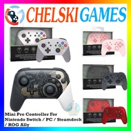 JYS Pro Controller Mini Wireless Gamepad for Switch PC Steam Deck ROG