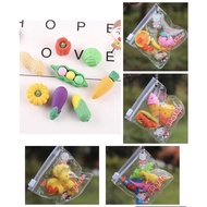 [SG STOCK]Cute Fruits Erasers Children's Day Gifts Goodies bag Gift School Stationery