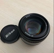 [中古品］Nikon AF-D 50/1.4 F-mount  AF Nikkor (Nikon FM2)