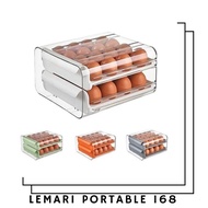 Egg Storage Box Organizer 2-Tier Egg Storage Rack