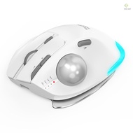 ZELOTES F-33 Wireless Gaming Mice BT/2.4G Tri-Modes 8-Buttons Silent Mice with LED Lights Rechargeab