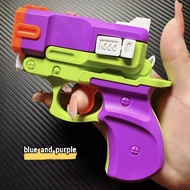 【2024 new model】 Carrot rubber band gun toy repeater gun model mini decompression toy boy pistol