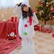 Hooded Snowman Costume Next Day Delivery Invoice WULA Ula Little Christmas Clothes cos