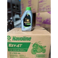 Havoline Ezy Engine Oil 1 Box/12 Cans 20w40 Size 0.8