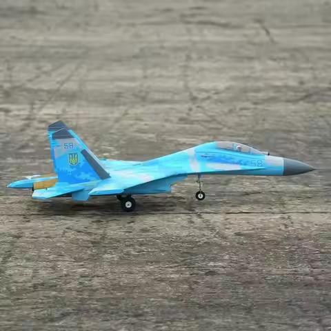 Hot Xfly 50mm Twin Ducted Fan Su27 Rc Airplane Electric Fighter Jet Pnp Version Remote Control Fixed