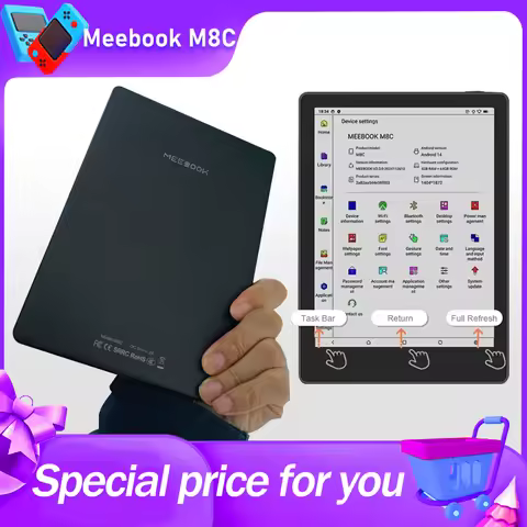 Meebook M8C 7.8" Color Ink Android 14 Ebook reader электронная книга with Google Play Store and Fast