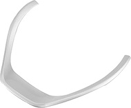 X AUTOHAUX Silver Tone Steering Wheel Covers for BMW 3 Series F30 316i ABS Plastic Trim Replacement 