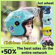 Akses motor ♦Helmet Budak Kids Helmet Motorcycle Children Security Motorcycle Helmets Half Face Cartoon Helmet Topi Keledar 儿童头盔✤
