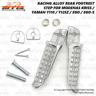 MODENAS KRISS / YAMAHA Y110 / Y125Z / EGO / EGO-S RACING ALLOY REAR FOOTREST STEP