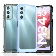 For Samsung Galaxy M34 M54 M14 5G Luxury Silicone Clear Bumper TPU Shockproof Cover Case