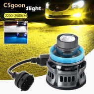 C5GOON 1Pc 12V H7 H11 H8 H9 9006 HB4 Car Lens Headlight Led Fog Light Bulb LED Fog Lamp White Yellow