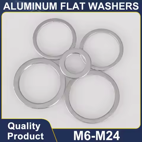 M6 M8 M10 M12 M14 M16 M18 M20 M22 Aluminum Flat Washers Metal Fittings O Ring Fastener Spacer Washer