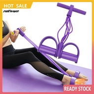 SF  Fitness Resistance Band Elastic Resistance Band 6-tube Sit-up Pedal Resistance Band with Handles