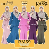 HASNURI COLLECTION BAJU KURUNG SAFEEYA | Baju Kurung Fishtail