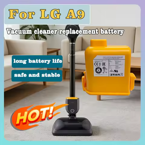 For LG A9 Vacuum Cleaner Lithium Battery Compatible with A9 A9 A905 A906 A907 Long Battery Life Repl