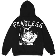 UBCLOTH - Hoodie in Fearless Arm Cuffed Fleece Premium