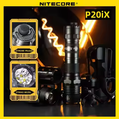 NITECORE P20iX Tactical FLASHLIGHT USB-C Rechargeable Super Bright Military Flashlight 4000 lumens 5