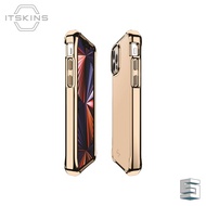 Itskins HYBRID//GLASS Antimicrobial Case For IPhone 13 / 13 Pro / 13 Pro Max - Gold / Silver / Grey 