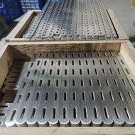 Stainless Steel Straight Sheet Connection Sheet Perforated Flat Steel Flat Steel Straight Strip Perf