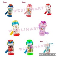 Skater透明吸管水壺480ml 附肩帶