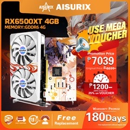 AISURIX RX6500XT 4GB Graphics Card AMD RX 6600xt 8GB GDDR6 Video Card GPU For Gaming Working