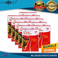 10packs Cuyi RC Satin Photo Paper Size: 4R 260gsm 20Sheets High Quality Photo Paper for Inkjet Print