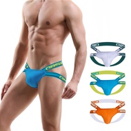 0850 Double Thong Underwear Men Sexy Low-Waist Cotton Back Empty Pants Extremely Convex T-Pants