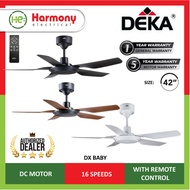 DEKA 42" Ceiling Fan DC Motor With Remote DX BABY Kipas Siling 风扇