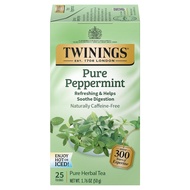 TRÀ TÚI LỌC TWININGS PURE PEPPERMINT BẠC HÀ NGUYÊN CHẤT 25 gói