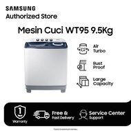 Samsung Mesin Cuci 2 Tabung, 9,5 Kg - WT95H3330MB