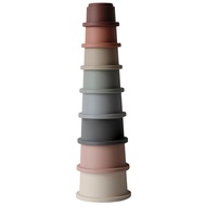 Mushie Stacking Cups Toy ของเล่นเสริมพัฒนาการลูกน้อย แก้วต่อเสริมทักษะ