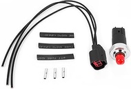 Fuel Pressure Sensor with Repair Wiring Compatible with 2012-2016 Super Duty Ford 6.7L Diesel BC3Z-9