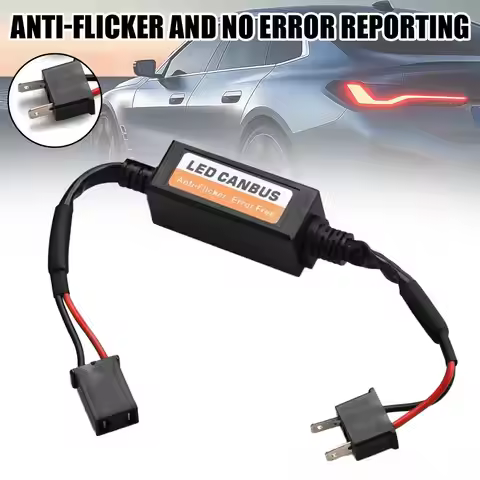 1pc H1 H3 H4 H7 H8 H9 H11 Headlight Led Canbus Decoder Flicker Bulb Canceller Anti Warning Resistor 