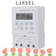 LANSEL1 Digital Timer Switch, AC 220V 30A Programmable Timer, Smart Home Automatic 1Min - 168H 1W Po