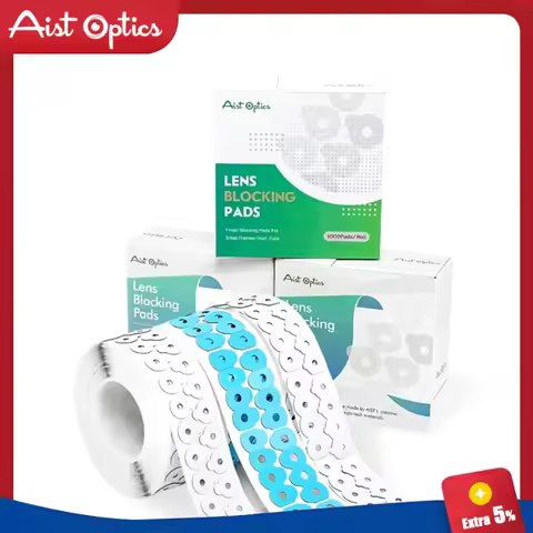 1000pcs High Quality Lens Blocking Pad Blocking Mat Glasses Edging Consumables Optical Adhesive Stic