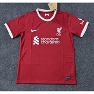 [Fan version football jersey] 23-24 Liverpool home jersey Fan version football training casual sports jersey can be customized