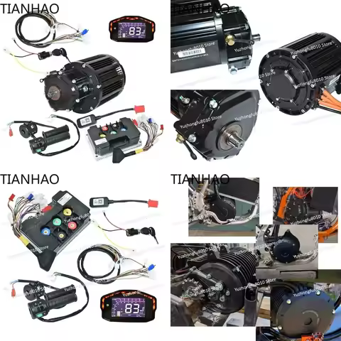 High Performance Custom Electric Motorcycle Kit for Off Road E Bike Conversion 13.5 kW Peak Power 72