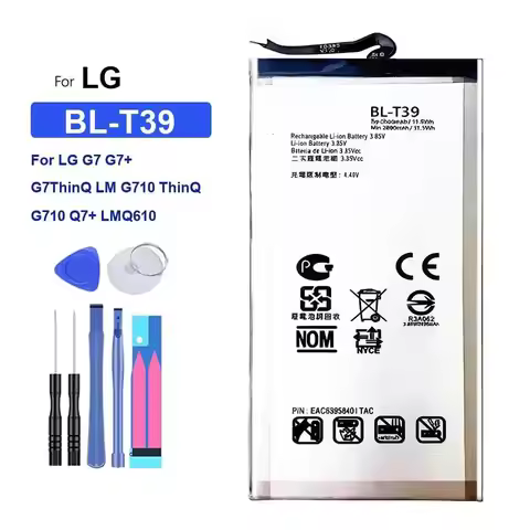 BL-T37 BL-T41 BL-T42 Battery For LG G7 G8 G8s V40 V50 Thinq LM-G810 Lmg820qm7 Lmg820um1 Lmv600vm Q71
