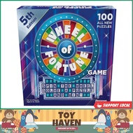 [sgstock] Pressman 5563-06 Wheel of Fortune Game: 5th Edition - Spin The Wheel, Solve A Puzzle, And 