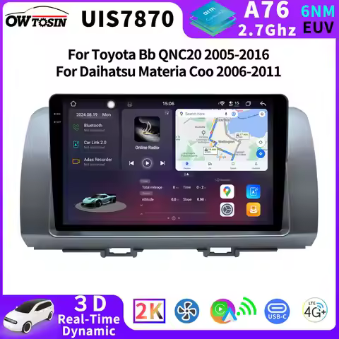 FYT7862 Car Radio Multimedia Video Player Navigation GPS Android For Toyota Bb QNC20 Daihatsu Materi