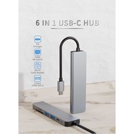 ASSSTRE BAKEEY USB Hub Type C 6 in 1 HDMI 4K Display PD Fast Charge Adaptor - BK6