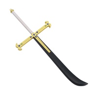 Dracule Mihawk Sword Yoru Katana Metal Black Blade Western-looking Sword Night Hawk Eye Sword Crucif