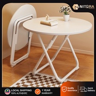 60cm/70cm/80cm Foldable Round Table / Portable Dining Table / Banquet Table / Camping Table / Meja L